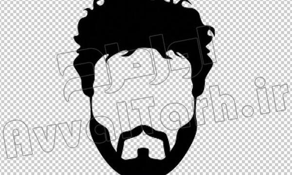 عکس نقاشی ریش و سبیل