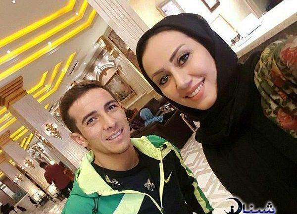 عکس زن فرشاد احمدزاده