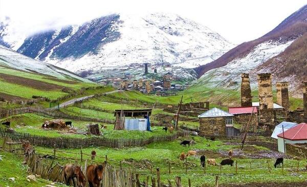 عکس تصاویر طبیعت زیبای گرجستان