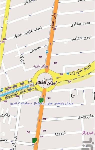 عکس نقشه ایران تهران