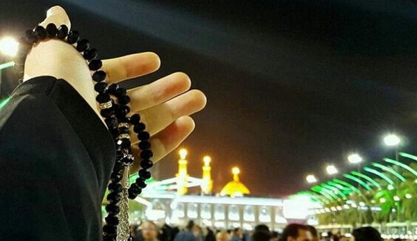 عکس دختر چادری در کربلا