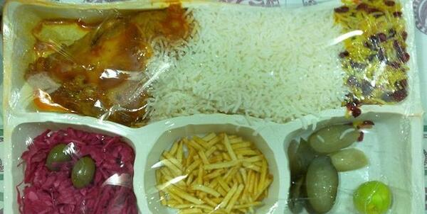 عکس غذا تو ظرف یکبار مصرف
