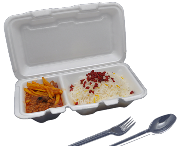 عکس غذا تو ظرف یکبار مصرف