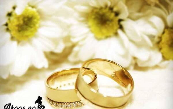 عکس حلقه ازدواج ساده