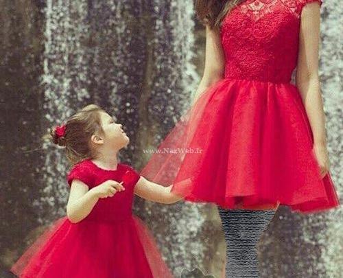 عکس مادر و دختر شیک