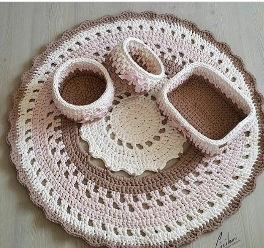 عکس فرشینه بافتنی