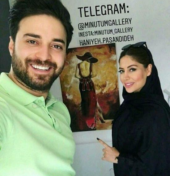 عکس زن قبلی بابک جهانبخش