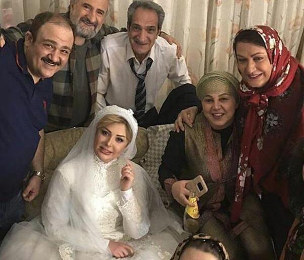 عکس عروسی نیوشا ضیغمی وهمسرش