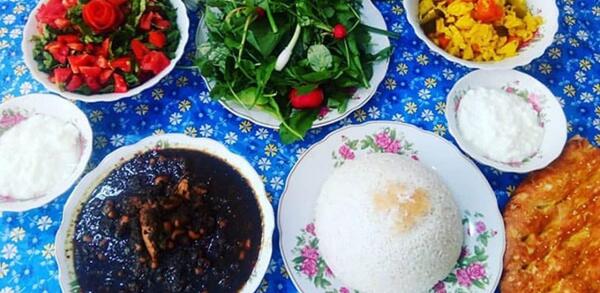 عکس قورمه سبزی محلی
