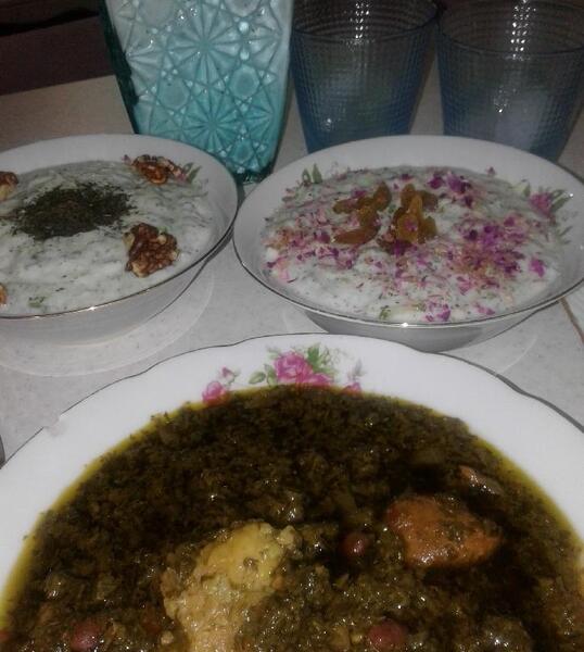 عکس قورمه سبزی محلی