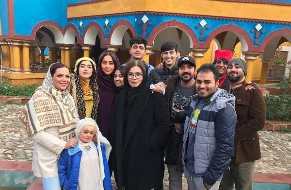 عکس پشت صحنه هشتگ خاله سوسکه