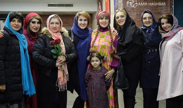عکس پشت صحنه هشتگ خاله سوسکه