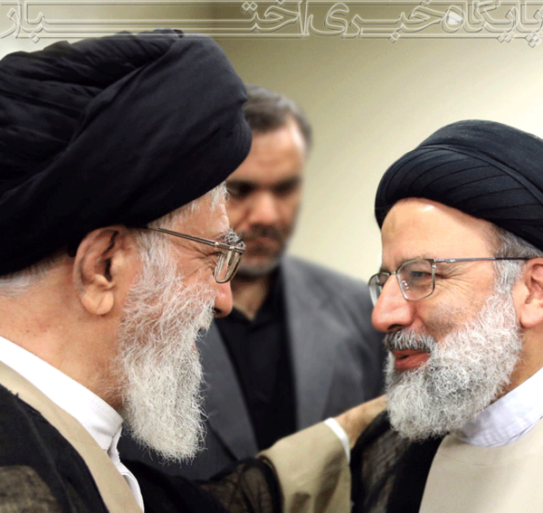 عکس رئیسی با رهبری