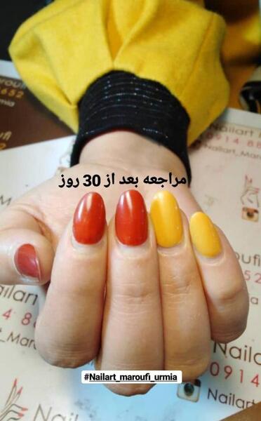 عکس ناخن قبل کاشت
