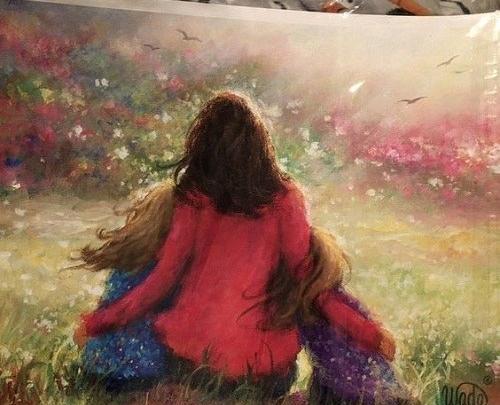 عکس مادر و دختر هنری