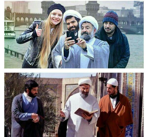 عکس زن روحانی بی حجاب