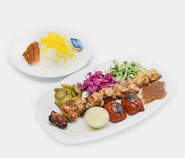 عکس چلو کباب وزیری