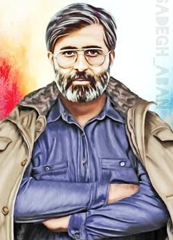 عکس شهید آوینی با کیفیت بالا