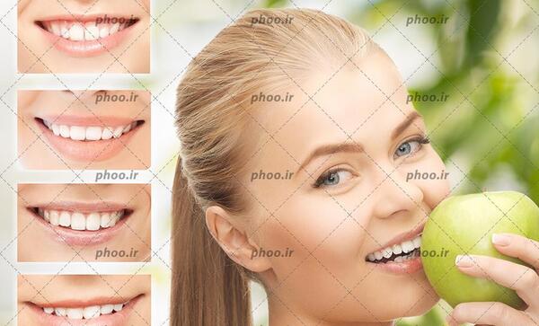عکس سفید لبخند