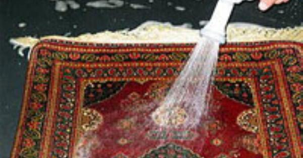 عکس فرش شستن