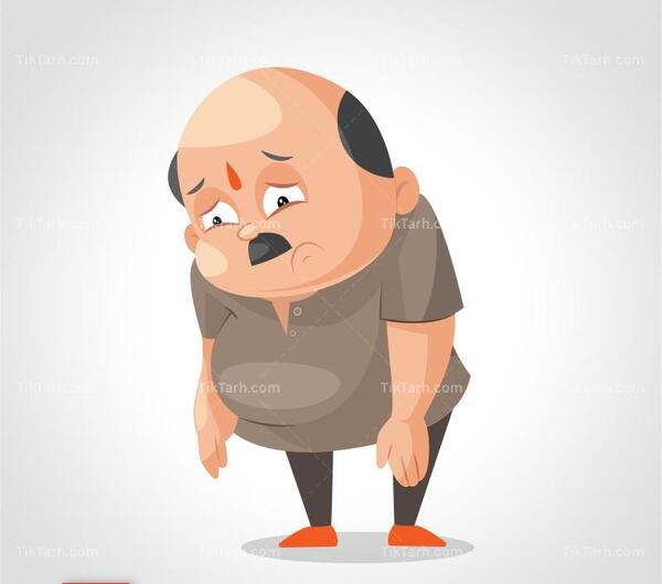 عکس کارتونی ناراحت