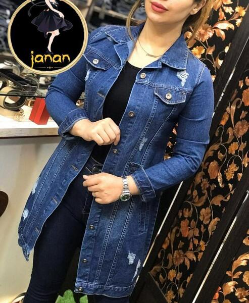 عکس کت جین ذغالی