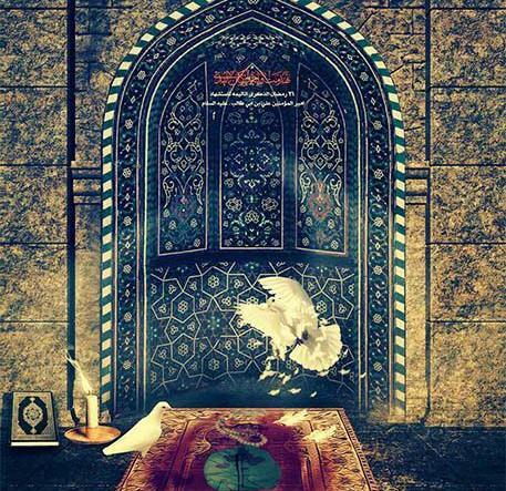 عکس لحظه شهادت امام علی