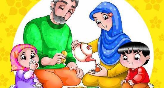 عکس کارتونی ماه رمضان