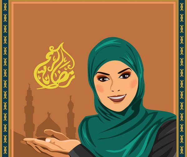 عکس کارتونی ماه رمضان