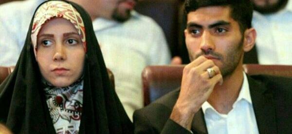 عکس زن چادری و همسرش