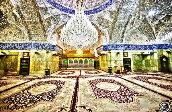 عکس شش گوشه ضریح امام حسین