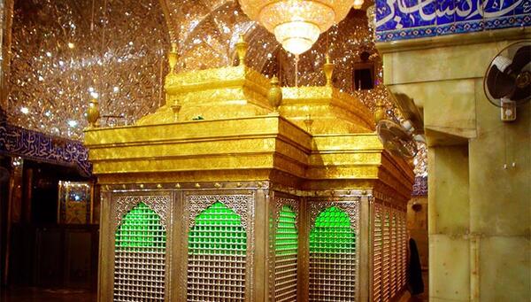 عکس شش گوشه ضریح امام حسین