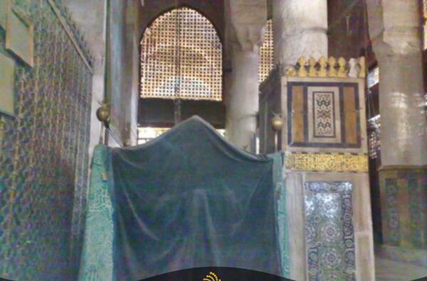 عکس داخل حرم حضرت محمد