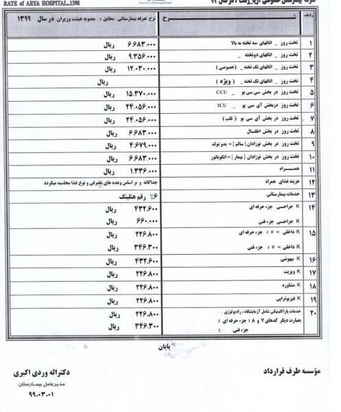 عکس داخل بیمارستان فامیلی رشت