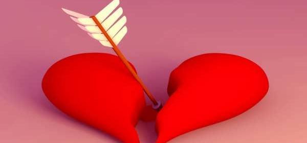 عکس عاشقانه قلب تیر خورده