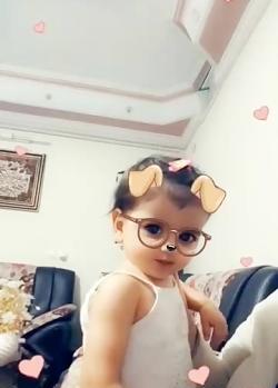 عکس بچه با اسنپ چت
