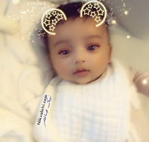 عکس بچه با اسنپ چت
