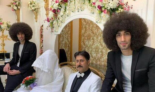 عکس سارا و نیکا در عروسی