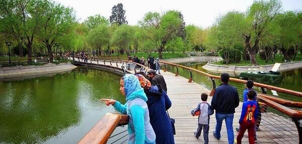 عکس قدیمی پارک ملت مشهد
