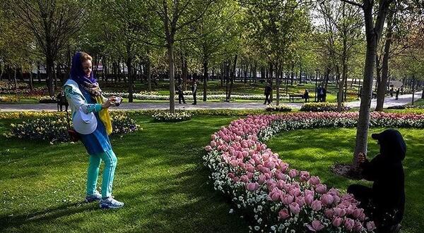 عکس قدیمی پارک ملت مشهد