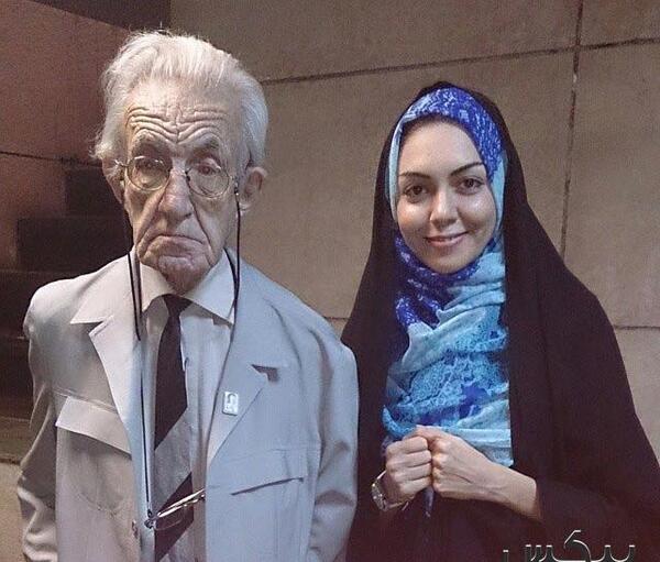 عکس با حجاب آزاده نامداری