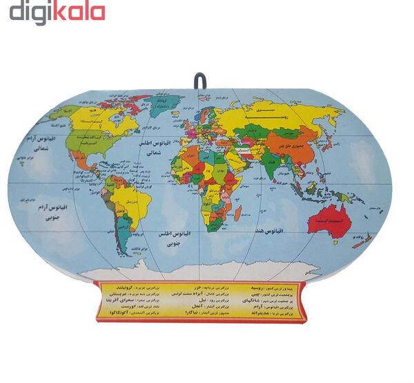 عکس نقشه ایران در کره زمین