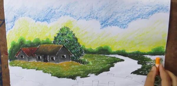 عکس روستا برای نقاشی