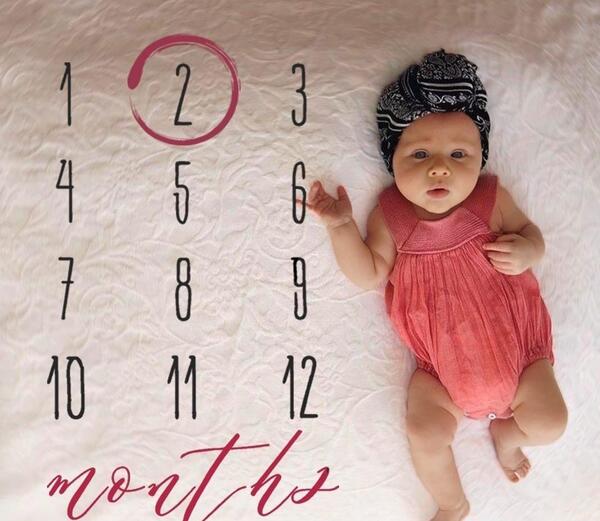 تم عکس یک ماهگی نوزاد