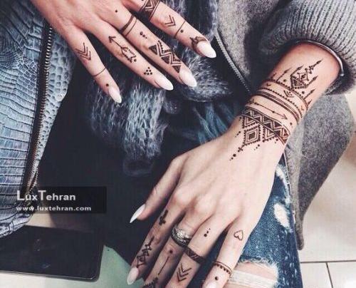 عکس حنای مشکی