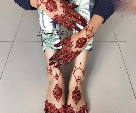 عکس حنای مشکی