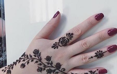 عکس حنای مشکی
