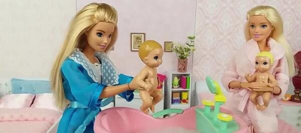 عکس بچه باربی