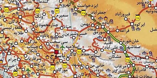 عکس نقشه شهر ایران