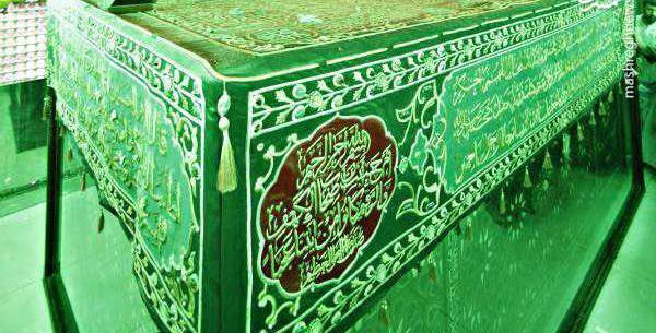 عکس از داخل ضریح امام حسین علیه السلام